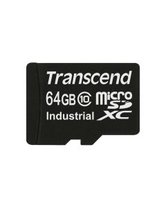 Transcend 64GB microSDXC (Class 10) MLC průmyslová paměťová karta (bez adaptéru), 20MB/s R, 18MB/s W