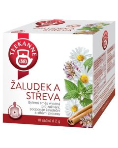 Bylinný čaj Teekanne žaludek a střeva, 10x 2 g