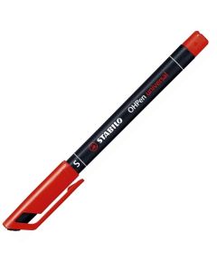 Permanentní popisovač STABILO OHPen 841S, červený