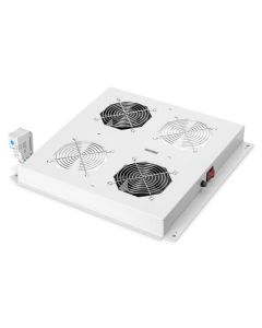 DIGITUS Střešní chladicí jednotka síťové a serverové skříně Unique series a Dynamic Basic, termostat, spínač, šedá (RAL 7035)