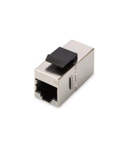 Digitus CAT 5e modular coupler, shielded RJ45 to RJ45, for panel connection