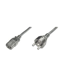 Digitus Napájecí kabel, CEE 7/7 (Typ-F) - C13 M / F, 1,2 m, H05VVF3G 0,75qmm, bl