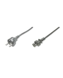 Digitus Napájecí kabel, CEE 7/7 (Typ-F) - C5 M / F, 1,8 m, H05VV-F3G 0,75qmm, černý