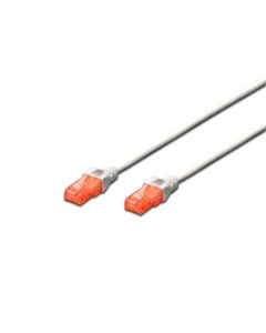Digitus CAT 6 S-FTP patch cable, Cu, LSZH AWG 27/7, length 0.5 m, color white