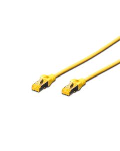 Digitus CAT 6A S-FTP patch cable, Cu, LSZH AWG 26/7, length 1 m, color yellow