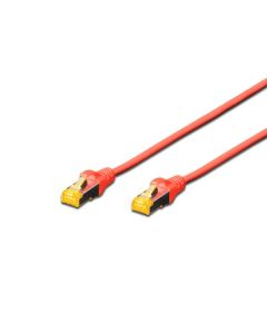 Digitus CAT 6A S-FTP patch cable, Cu, LSZH AWG 26/7, length 10 m, color red