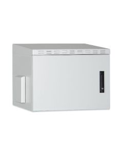 Digitus 9U nástěnná skříňka, venkovní, IP55 579x600x600 mm, barva šedá (RAL 7035)
