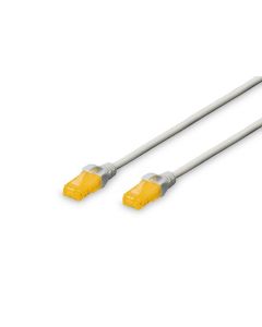 Digitus CAT 6A U-UTP patch cable, Cu, LSZH AWG 26/7, length 0.5 m, color grey