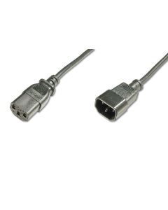 Digitus Prodlužovací napájecí kabel, C14 - C13 M / F, 1,2 m, H05VV-F3G 0,75qmm, bl