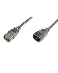Digitus Prodlužovací napájecí kabel, C14 - C13 M / F, 1,8 m, H05VV-F3G 0,75qmm, bl