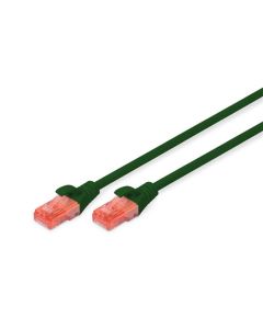 Digitus CAT 6 U-UTP patch cable, Cu, LSZH AWG 26/7, length 2 m, color green