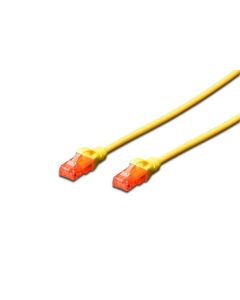 Digitus CAT 6 U-UTP patch cable, Cu, LSZH AWG 26/7, length 5 m, color yellow