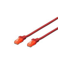 Digitus CAT 6 U-UTP patch cable, Cu, LSZH AWG 26/7, length 10 m, color red