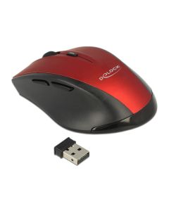 Delock Ergonomic optical 5-button mouse 2.4 GHz wireless 
