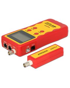 Delock LCD kabelový testr RJ45 / RJ12 / BNC / USB