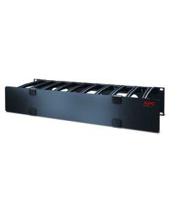APC 2U Horizontal Cable Manager, 6" Fingers top and bottom