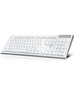 CONNECT IT Multimediální bezdrátová klávesnice, 2,4GHz, USB, CZ + SK layout, bílá