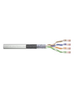Digitus Kabel CAT 5e SF-UTP,  délka 100 m, papírová krabička, AWG 26/7, PVC, simplex, barva šedá