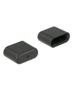 Delock Prachová záslepka pro USB Type-C™ samec 10 kusů černý