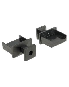 Delock Prachová záslepka pro USB Type-A samice s uchopením 10 kusů černá