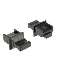 Delock Prachová záslepka pro RJ45 samice s uchopením 10 kusů černá