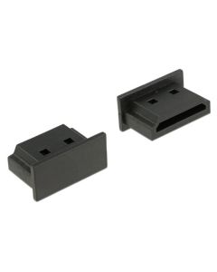 Delock Prachová záslepka pro HDMI A samice bez sevření 10 kusů černá