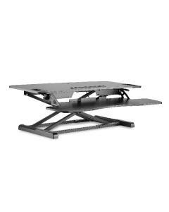 DIGITUS Stojan pro výškové nastavení pracovní plochy pro sezení/stání 95x61x11-46cm; Dolní zasuvka na klávesnice a myš