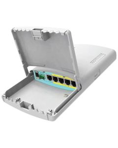 MikroTik RouterBOARD RB960PGS-PB PowerBox Pro, 5xGLAN (4x PoE-OUT), Outdoor, nap. adaptér, ROS L4, mont.set