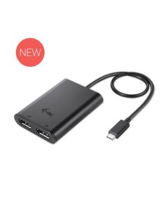 i-Tec USB-C 3.1 na Dual Display Port adaptér, 2x Display Port 4K 