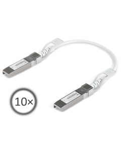 Ubiquiti DAC patch 25G - DAC kabel, SFP28, SFP+, SFP, rychlost 25/10/1 Gbit, bílý, délka 0,15m, sada 10ks