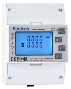 Eastron SDM630-MODBUS-MID V3, Modbus elektroměr, třífázový, 100A