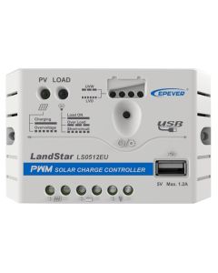 EPEVER LS0512EU solární PWM regulátor 12V, 5A, vstup 30V