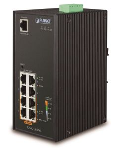 Planet IGS-4215-4P4T průmyslový L2 switch, 8x1Gb, 4x PoE 802.3af 140W, 48-54VDC, -40~75°C, IP30