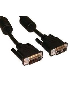 C-TECH  Kabel přípojný  DVI-DVI, M/M,  1,8m DVI-D, dual link
