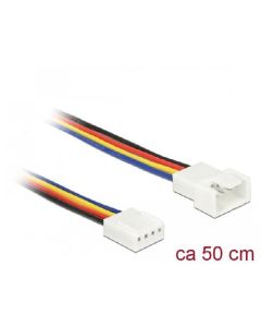 Delock Prodlužovací kabel PWM připojení ventilátoru 4 Pin 50 cm