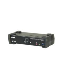 ATEN 2-Port USB3.0 4K DisplayPort KVMP Switch with Built-in MST Hub