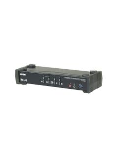 ATEN 4-Port USB3.0 4K DisplayPort KVMP Switch with Built-in MST Hub
