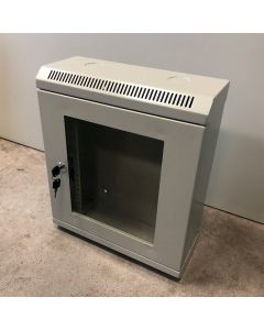 10" rack jednodílný 9U/140 DATACOM Šedý Skl. dv.
