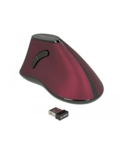 Delock Ergonomická vertikální optická 5-tlačítková myš 2.4 GHz bezdrátová