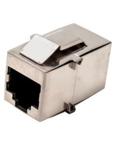 XtendLan Keystone/spojka, RJ45, CAT6, STP, stříbrný, instalace kabeláže bez narážení kabelů