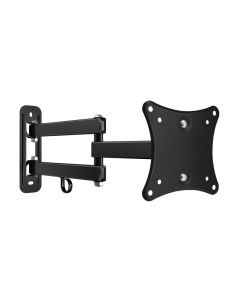CONNECT IT nástěnný pohyblivý držák na obrazovky 10-27", záruka 30 let, ČERNÝ