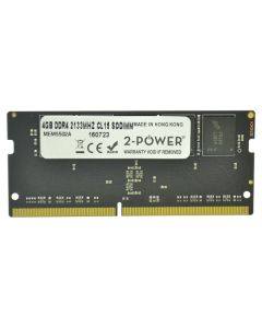 2-Power 4GB PC4-17000S 2133MHz DDR4 CL15 Non-ECC SoDIMM 1Rx8 ( 1,2V DOŽIVOTNÍ ZÁRUKA)