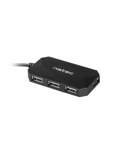 Natec Locust rozbočovač 4x USB 2.0 HUB, černý