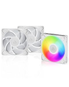 ARCTIC P14 Pro A-RGB (bílá) (3pack) - 140mm A-RGB PWM ventilátor s rozdělovačem kabelů