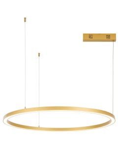 IMMAX NEO FINO NEW SMART závěsné svítidlo 1 kruh, 80cm, 60W, zlaté, Zigbee 3.0, TUYA