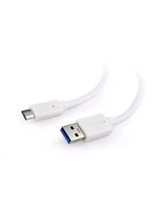 GEMBIRD CABLEXPERT Kabel USB 3.0 AM na Type-C kabel (AM/CM), 1,8m, bílý