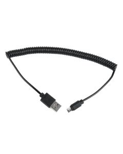 GEMBIRD CABLEXPERT Kabel USB A Male/Micro USB Male 2.0, 1,8m, Black, kroucený
