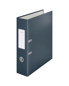 Pákový pořadač Leitz Cosy 180° - A4, 8 cm, šedý