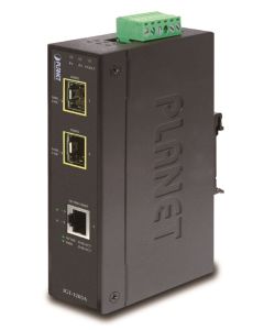 Planet IGT-1205AT, konvertor 1x 1000Base-T, 2x SFP 100/1000Base-X, -40 až +75C, EFT+ESD