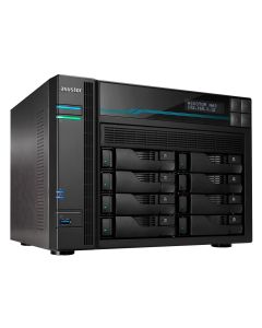 Asustor NAS AS6508T / 8x 2,5"/3,5" SATA III, 2x M.2/ Intel ATOM C3538 2.1 GHz/ 8GB/ 2x 10 GbE + 2x 2.5 GbE/ 2x USB 3.2